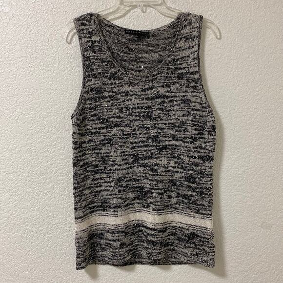 Antonio Melani 2 Piece Knit Cardigan & Tank Women's Size Large Holiday Sweater - Picture 2 of 12